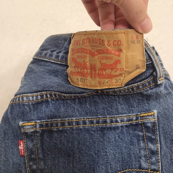 💥HP💥 LEVI'S 501 Men's jeans 33x30 - Picture 8 of 9